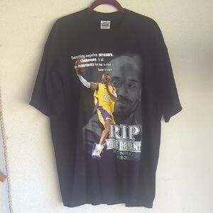 Black Graphic Tee with Inspirational Print